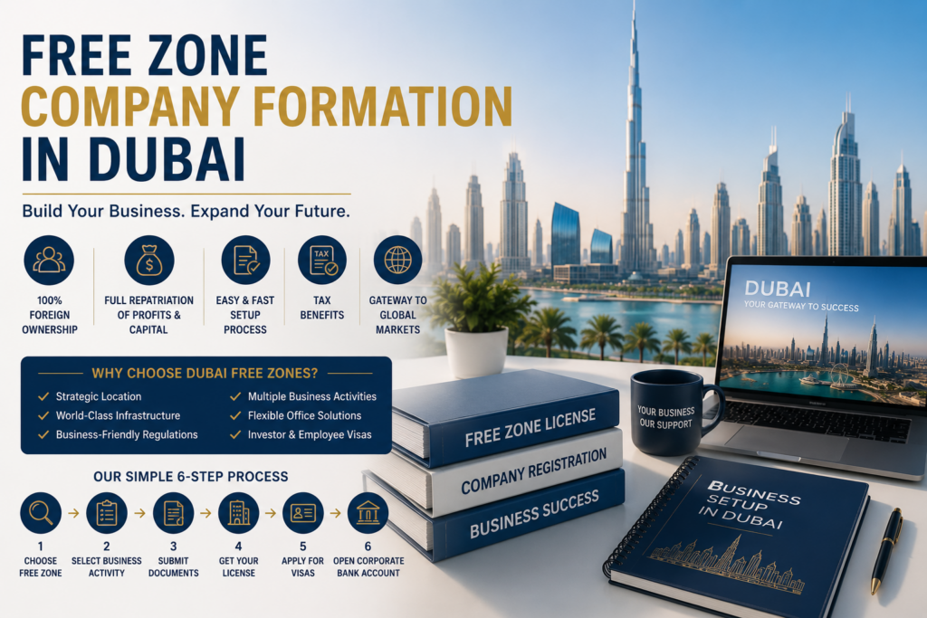 Free Zone Company Formation in Dubai | Complete Business Setup Guide (2026)